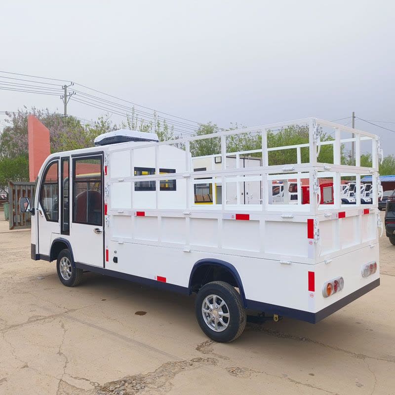 婉晨巡逻车皮卡2座观光车带斗厢货车升降翻斗搬运拉货转运车图片