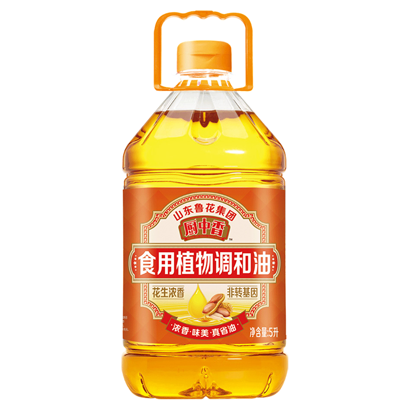 厨中香食用植物调和油5L(花生香)
