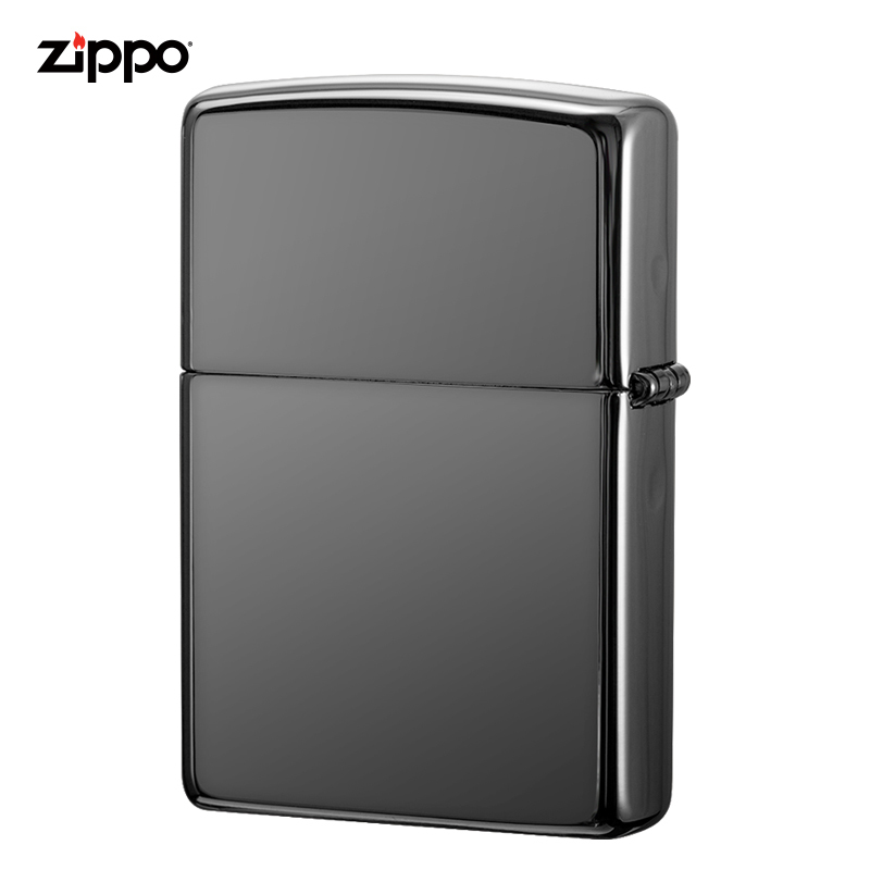 zippo芝宝打火机美国原装ZIPPO之宝防风煤油打火机黑冰马28645-043373