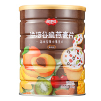 福事多混合坚果水果烘焙谷脆燕麦片700g 黄桃脆 冲饮即食营养代餐 非油炸燕麦脆 麦片