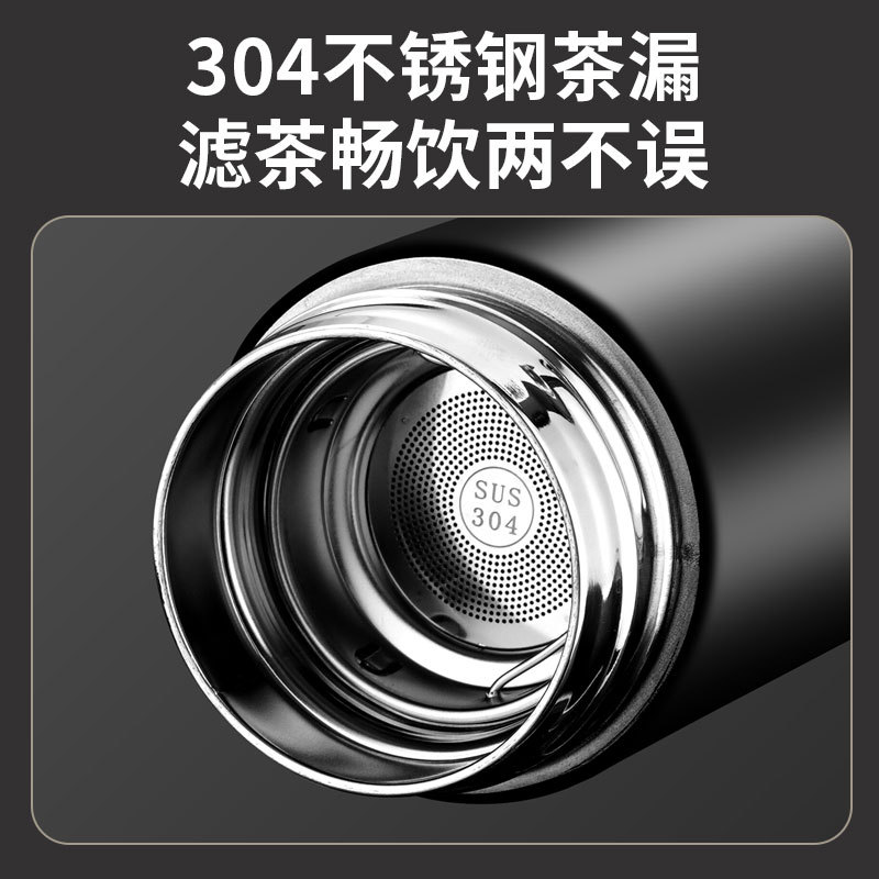 心梦同行 316智能温度显示不锈钢保温杯水杯男女士罗马杯礼品杯 1872/个高清大图