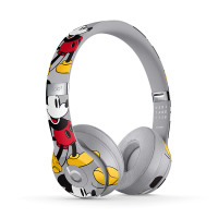 Beats Solo3 Wireless 米奇纪念款耳机 魔音 Beats降噪 带麦B跑步运动耳机-90周年新年特别版