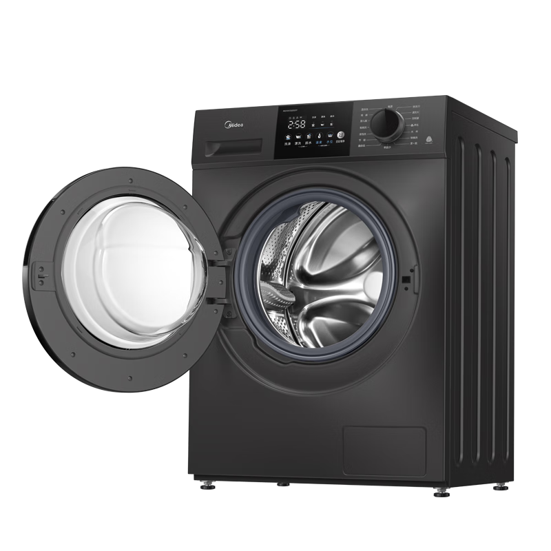 美的(Midea)滚筒洗衣机巴氏除菌洗 健康除螨羊毛羽绒服洗 10公斤大容量变频 MG100CG2023T高清大图