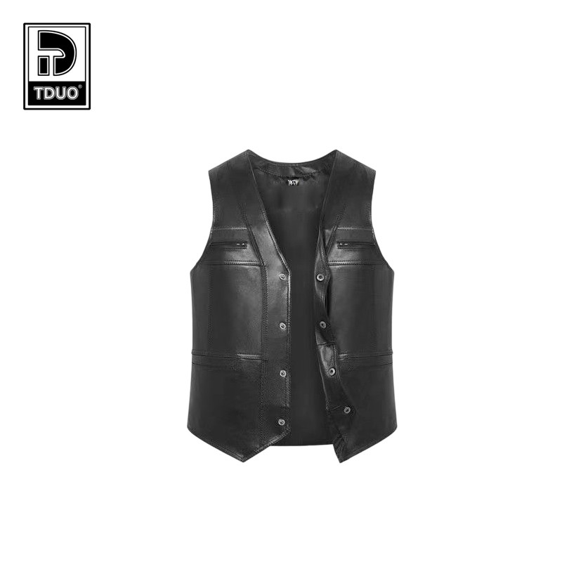 TDUO 防寒皮背心TT11 件高清大图