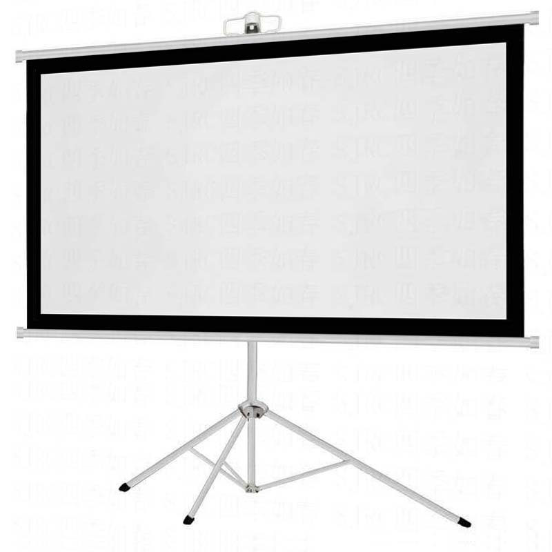 宽134高75 白塑 支架幕布投影家用3d高清投影幕布支架式投影仪幕布