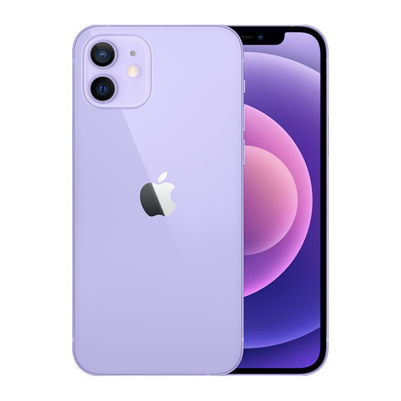 [苏宁二手 9新]Apple/苹果 iPhone 12 256G紫色 苹果12全网通5G苹果12二手手机电池70 80