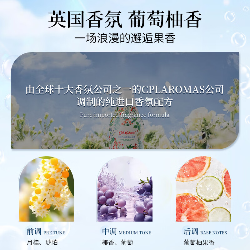 CATH KIDSTON葡萄西柚香韵沐浴露450ml高清大图