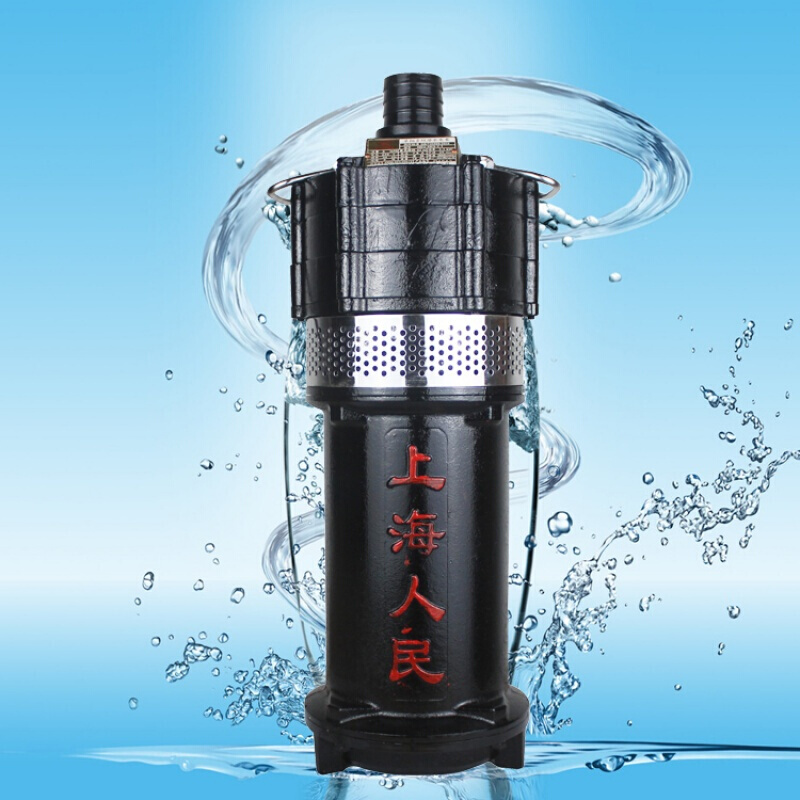 潜水泵220V家用小型抽水泵抽水机 1.5千瓦流量3吨扬程50米1寸
