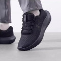安德玛（Under Armour）男鞋运动鞋新款耐磨健身跑鞋透气缓震耐磨户外跑步鞋3027000-002 ZP 3027000-002/黑色 40.5