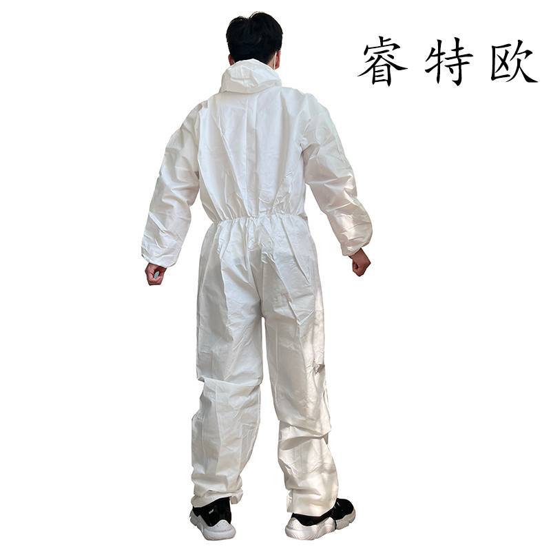 睿特欧 作业防护服 (白色) RT-11FH 分体 均码/套高清大图