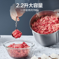 苏泊尔(SUPOR)绞肉机家用电动小型多功能打肉饺肉馅机搅拌机料理JR60DS-300(双碗双刀)