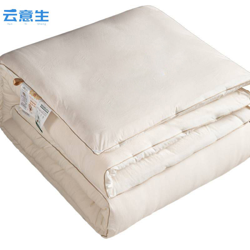 云意生 山茶花大豆被保暖加厚 被子 200*230cm6斤/床高清大图