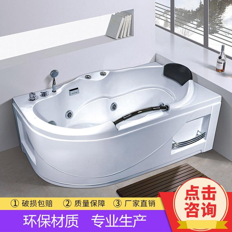 1.6米户外按摩浴缸亚克力独立浴缸双人冲浪浴缸酒店浴池 1600*900*650(水件缸)波迷娜BOMINA