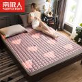 南极人四季通用床垫床护垫榻榻米防滑保护垫床褥子单双人学生宿舍_825 135*200cm床 透气升级款【黑色爱心】LHF