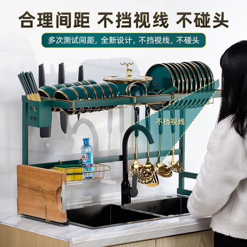 将夜收纳用品碗碟架厨房置物架厨房水槽置物架多功能放碗盘沥水架洗菜池台面刀架碗碟收纳架家用 价格图片品牌报价 苏宁易购和兆业苏宁旗舰店