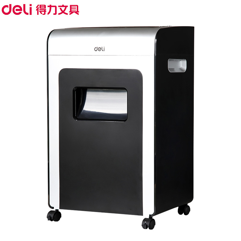 得力(deli)T602离子净碎纸机 单次碎纸16张 3级保密碎纸机 纸桶容量31L文件粉碎机 碎卡机可碎光盘