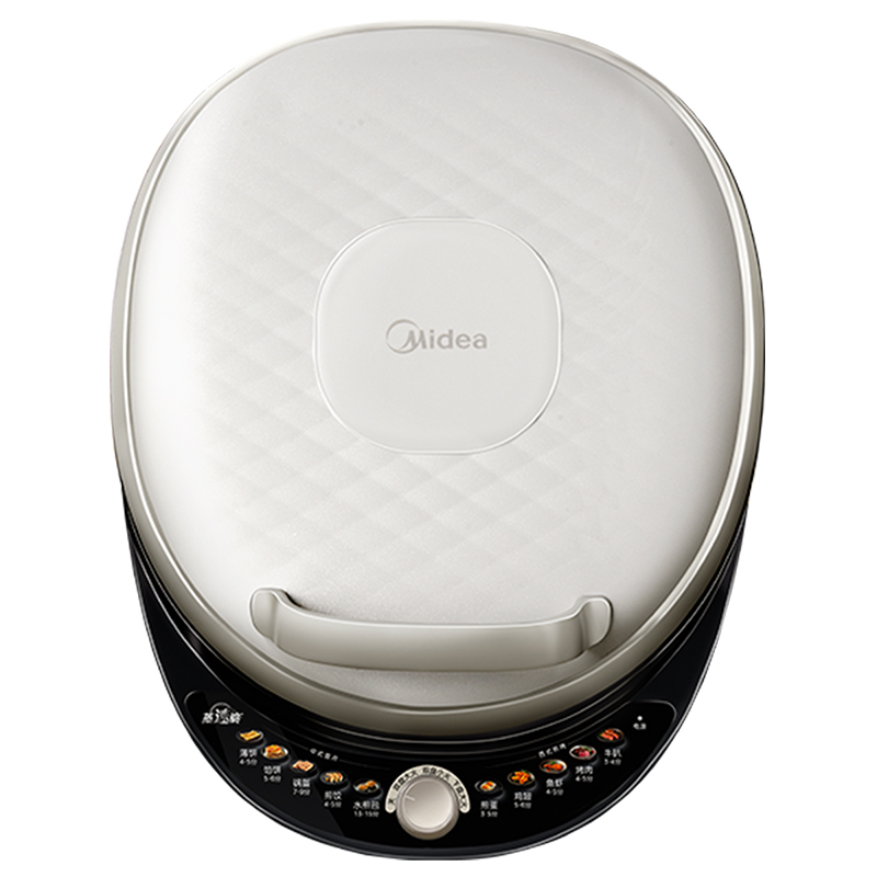 美的(Midea)电饼铛烤饼机家用35深盘双面加热大火力烙饼煎饼锅三明治早餐机蒸汽MC-JKE3475高清大图