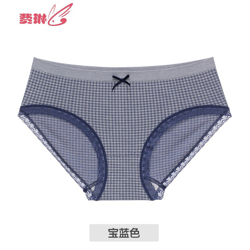 内裤女底裆日系学生中腰三角短裤可爱少女底裤费琳