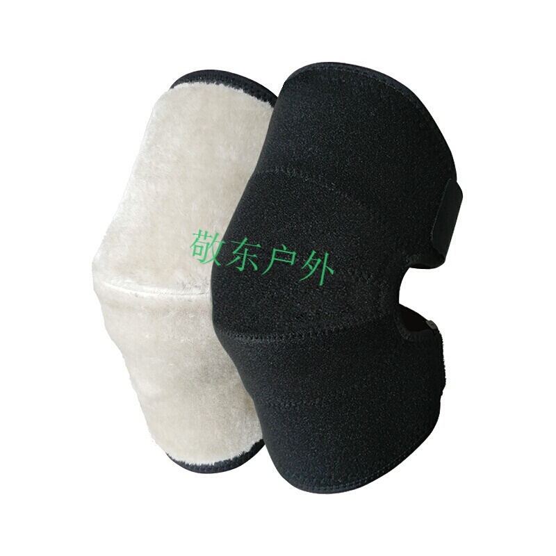 电动车摩托车骑行护膝 秋冬挡风防风防寒保暖护膝 加厚短款护腿 外穿 黑色