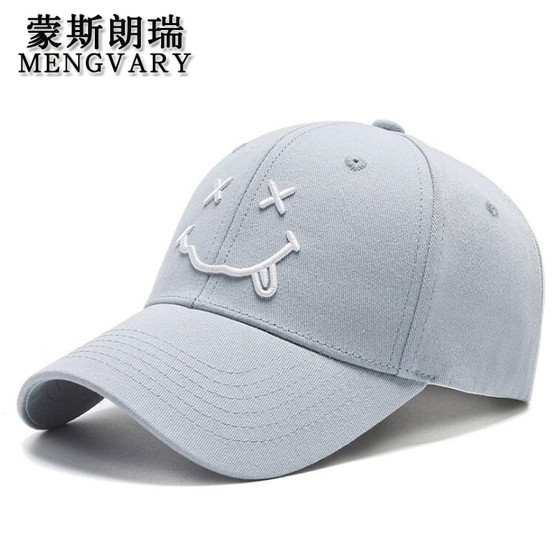 蒙斯朗瑞帽子男女防晒四季通用运动棒球帽韩版潮流学生情侣鸭舌帽户外百搭遮阳帽透气 浅蓝色