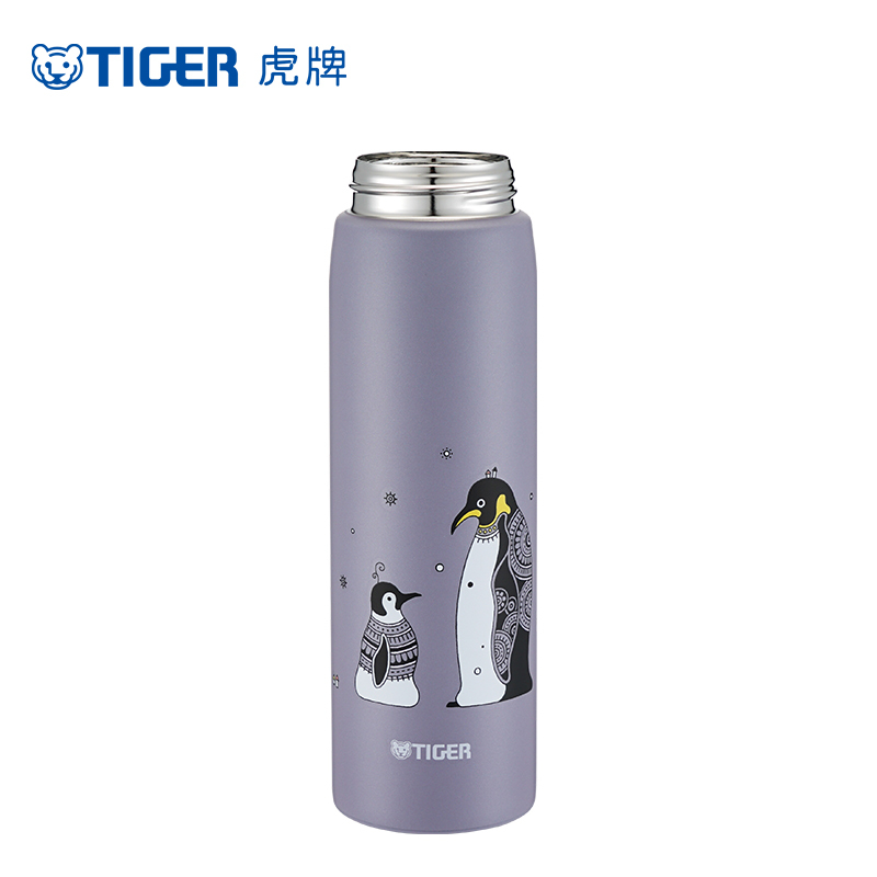 虎牌(tiger)不锈钢真空保温杯 弹盖杯 一键开启男女杯子 保温水杯便携MCT-A050