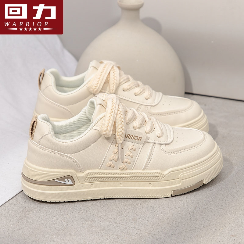 回力warrior小白鞋女2023年春季新款百搭软底休闲鞋运动女鞋透气厚底