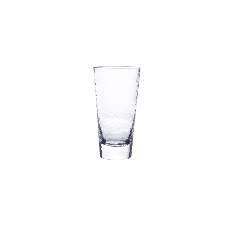 玻璃 锤木纹300ml水杯