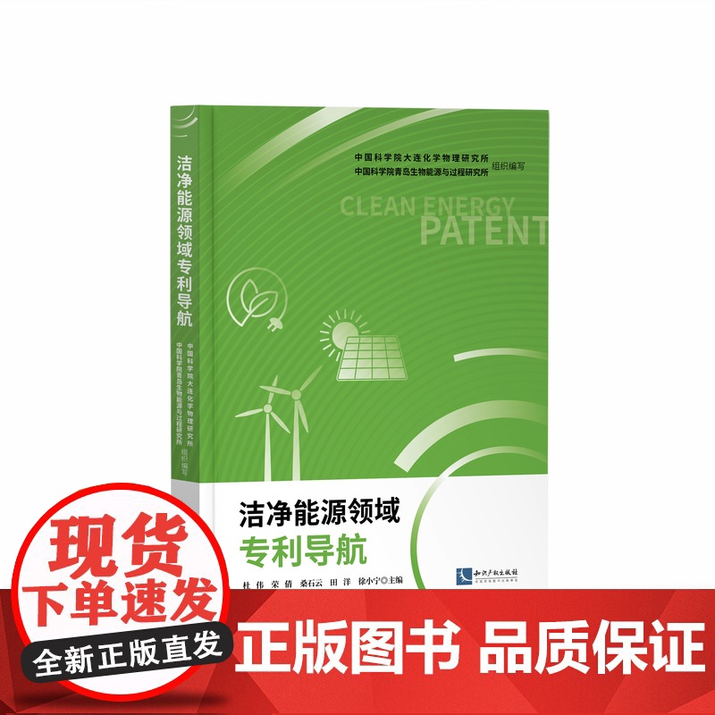 洁净能源领域专利导航 中国科学院大连化学物理研究所 中国科学院青岛生物能源与过程研究所 组织编写 能源与动力工程