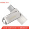 闪迪 U盘 酷珵DDC4 32GB Type-C USB3.1 读速150MB/s 全金属旋转双接口 手机电脑用