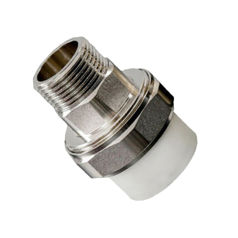 金鉝铭 PPR外螺纹活接 40*1.2寸 /只高清大图