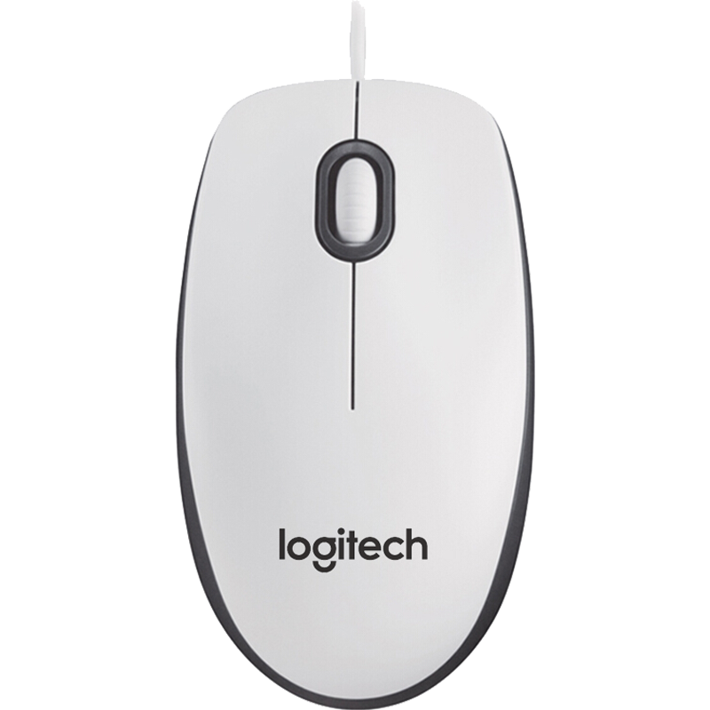 罗技m100r 有线光电鼠标办公台式笔记本电脑家用游戏电竞 (白色)