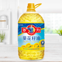 多力葵花籽油4L物理压榨一级食用油四升家用桶装油炒菜健康营养油酥田推荐