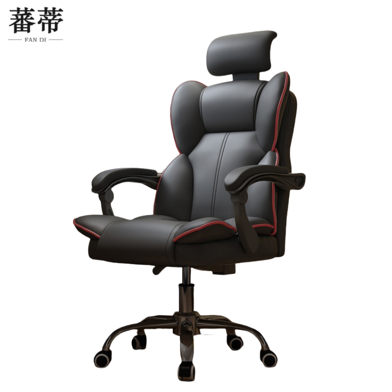蕃蒂办公椅黑色把高清大图