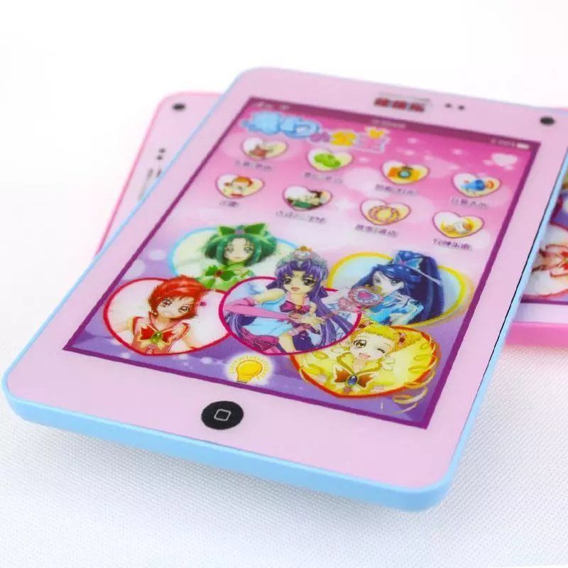 蓝色款送电池佳佳乐苹果早教机平板电脑点读学习机儿唱歌童早教玩具