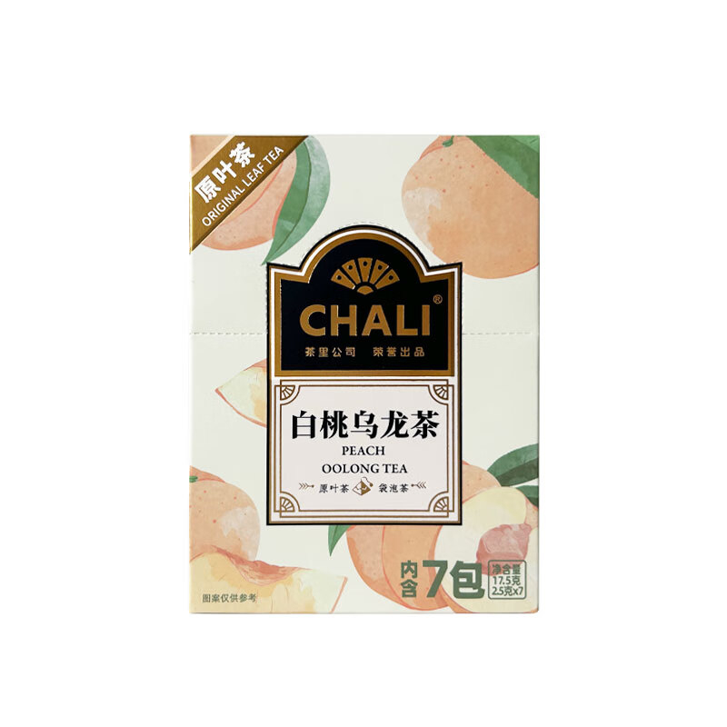 ChaLi乌龙茶茶香悠扬口感清新独立包装浓厚茶韵白桃味17.5g