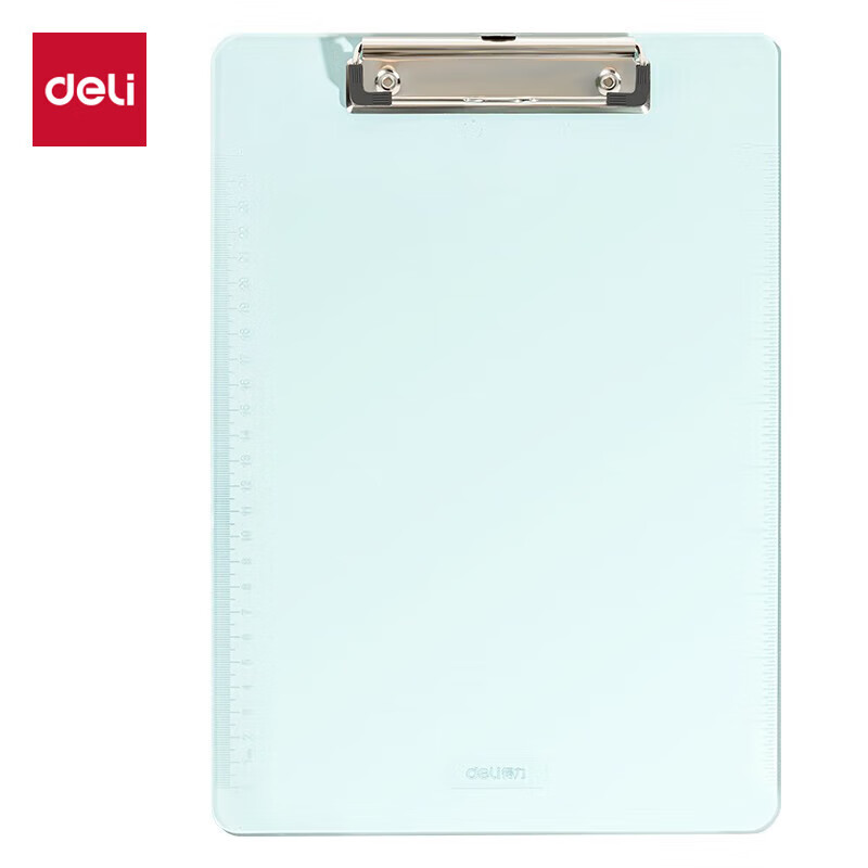 得力(deli) 9256 透明书写板夹(只)(透明灰)高清大图