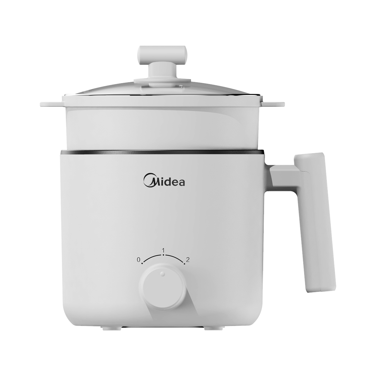 美的(Midea)电煮锅宿舍小电锅电蒸锅学生寝室一体泡面小火锅多功能锅1.7L MC-XZE1613