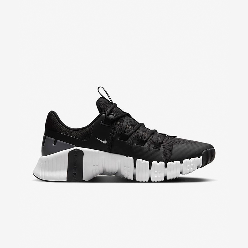 Nike Free Metcon 5 耐磨透气 低帮 训练鞋 女款 黑白 DV3950-001