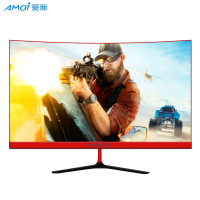 夏新(AMOI) A28D 27英寸家用显示器2K电脑台式无边框直面144hz电竞ps4便携显视器黑色