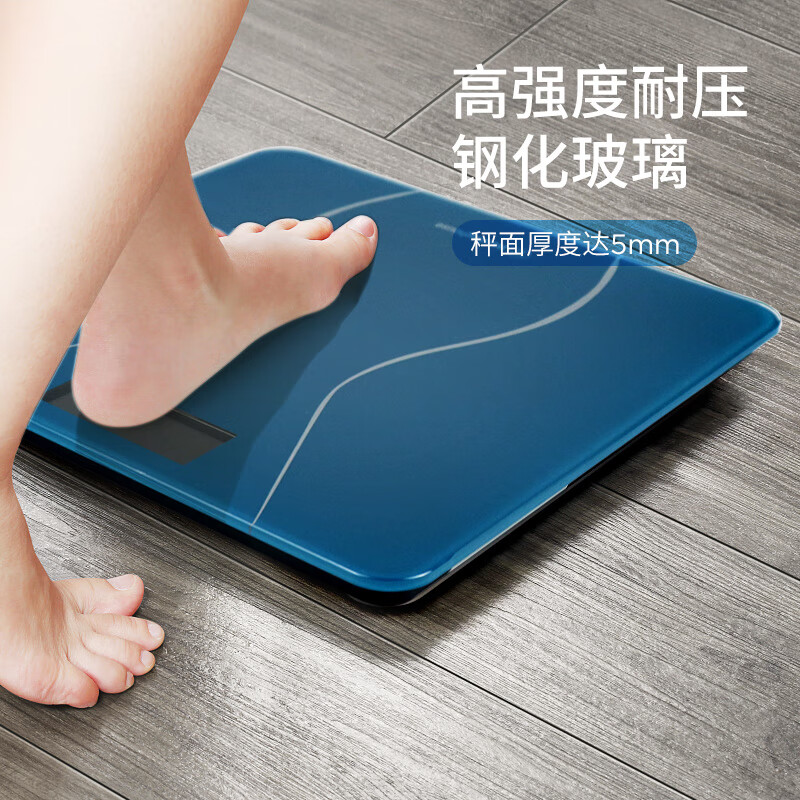西屋(Westinghouse)体重秤T101电子秤家用体重秤精准 孔雀石蓝