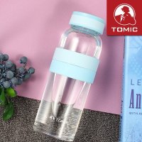 【TOMIC旗舰店】TOMIC特美刻时尚炫彩单层玻璃防烫水杯子500ML
