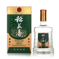 单瓶装 45度稻花香酒四星绿元帅 500毫升 湖北纯酿酿造酒 盒装酒