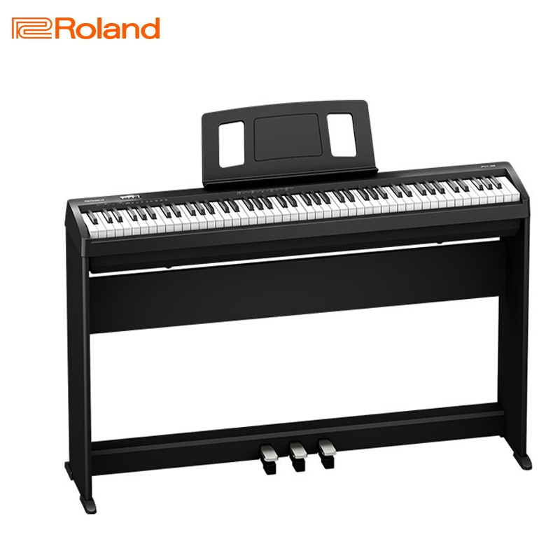 罗兰roland电钢琴fp18智能电子钢琴88键重锤便携式成人儿童初学者家用