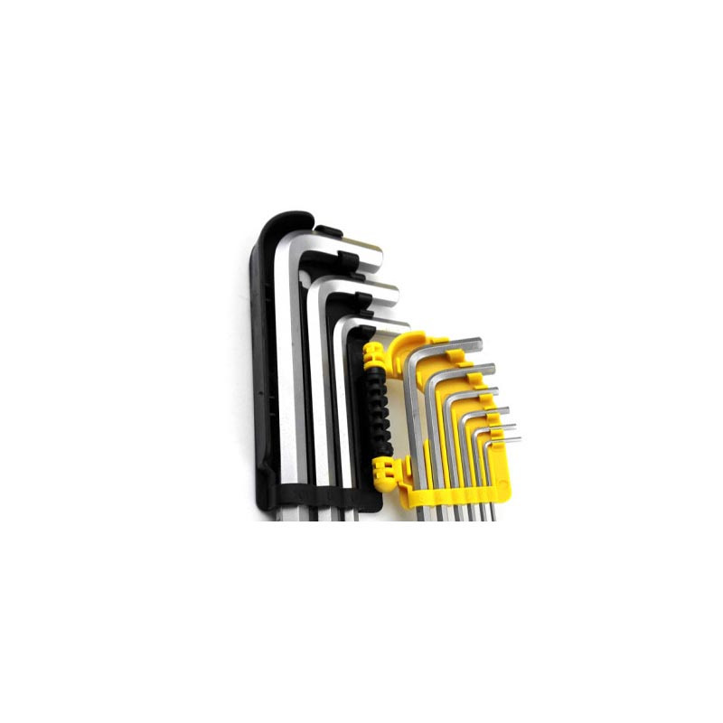 史丹利(Stanley)9件套公制长球头内六角扳手1.5-10mm STMT94162-8-23