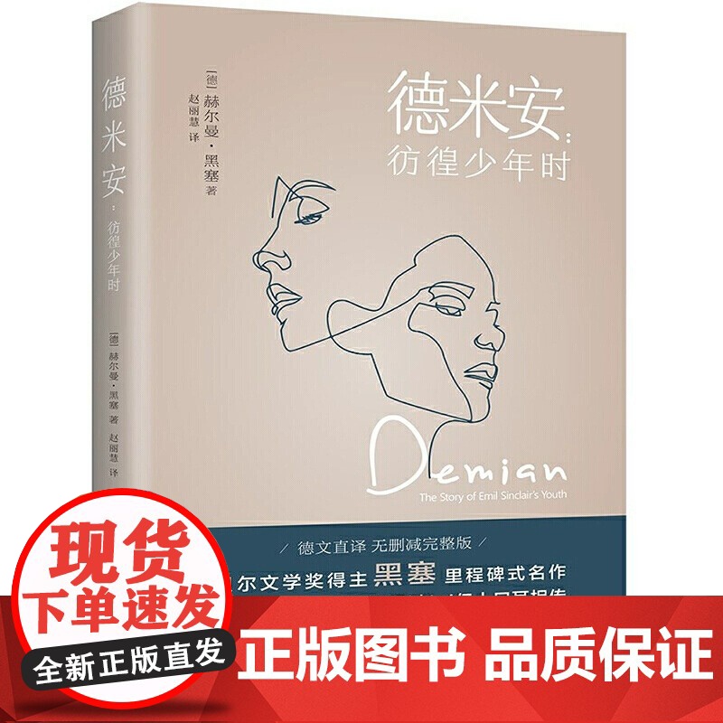 德米安 彷徨少年时 诺贝尔文学奖得主黑塞纪念碑式名作 赵丽慧译 德语名家德文原版翻译 无删减完整版正版书籍高清大图