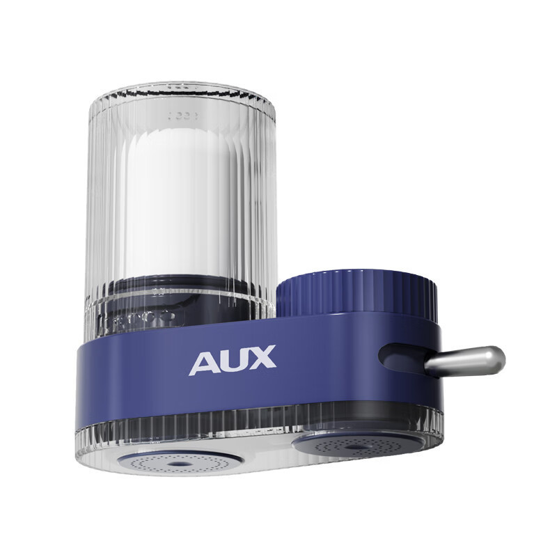奥克斯(AUX)净水器水龙头过滤器家用自来水通用厨房净化水质前置过滤器T9柔性增压十层过滤T9 一机四芯