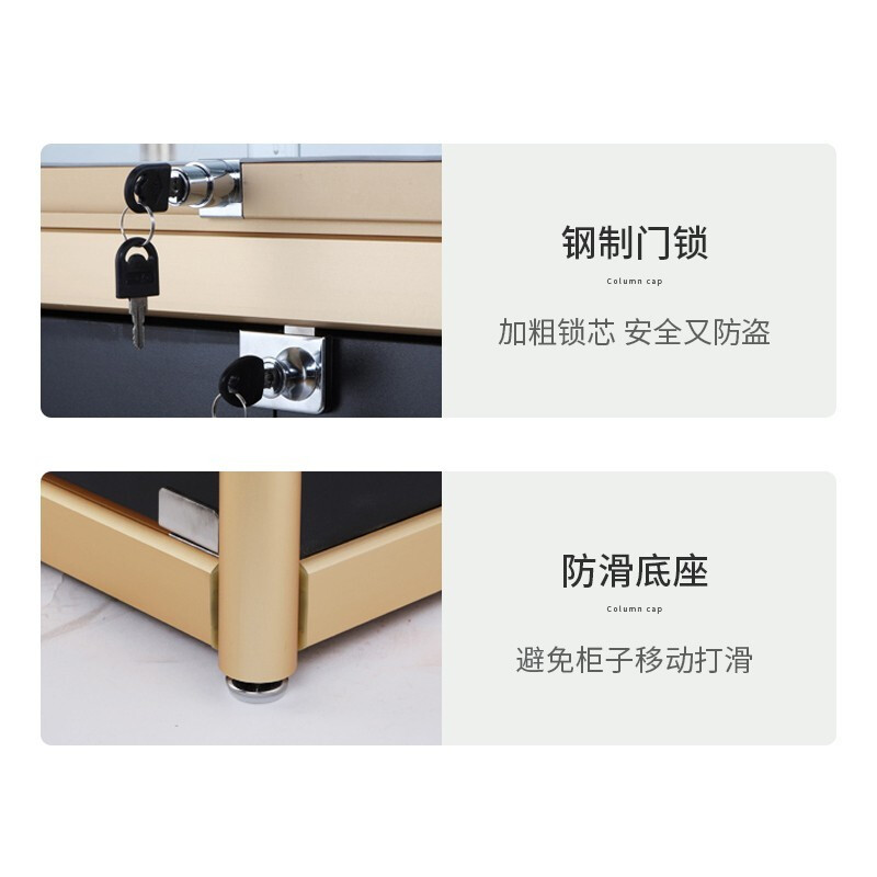 域赢超市展示柜玻璃柜台烟柜手机陈列柜台收银台(1200*500*1000mm)高清大图