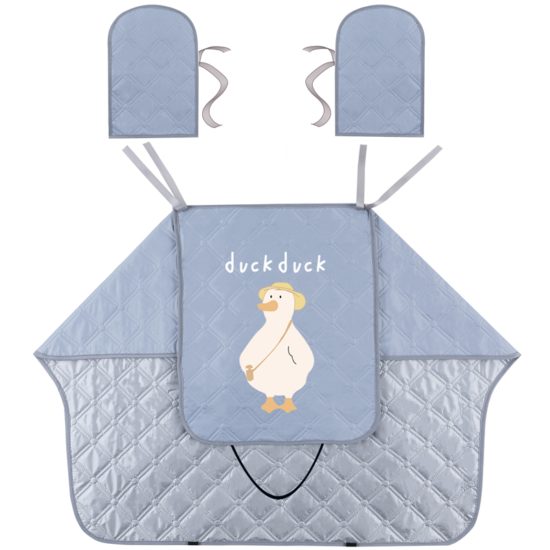 [补贴10%]分体电动车挡风被夏季遮阳罩防水电车电瓶摩托防风夏天薄款