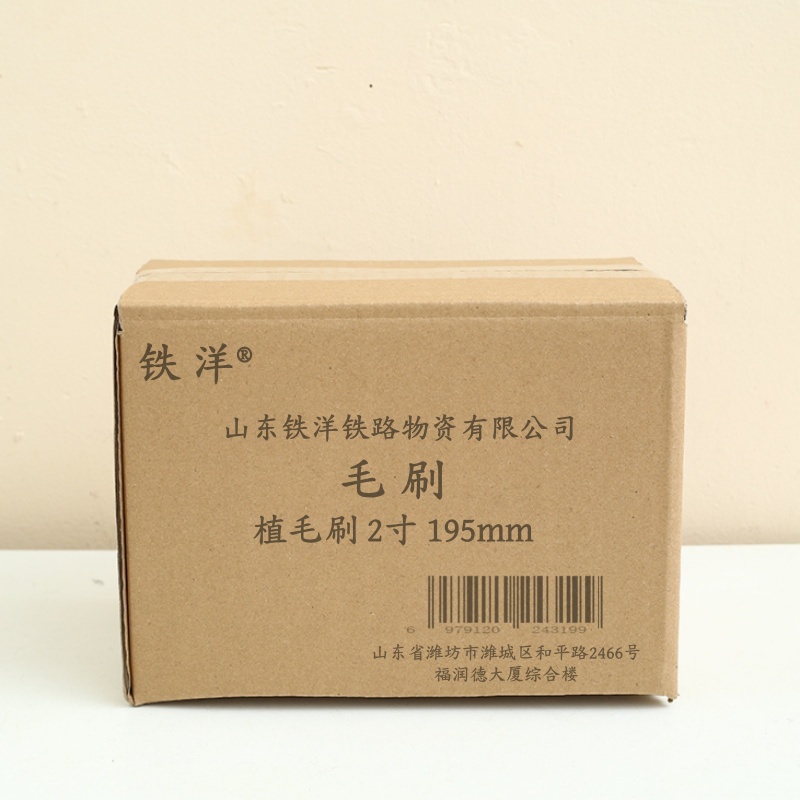 铁洋 毛刷 植毛刷 2寸 195mm 把高清大图