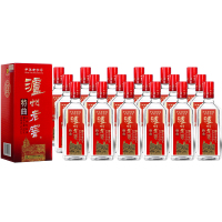 (2018版)泸州老窖特曲酒52度老字号高度浓香型白酒整箱165ml*18瓶装